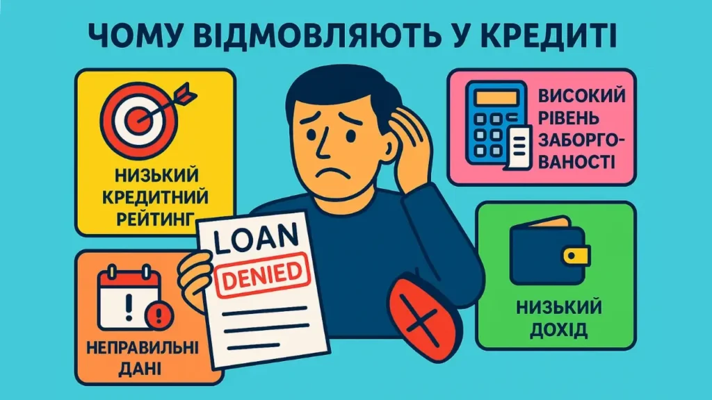 Чому відмовляють у кредиті